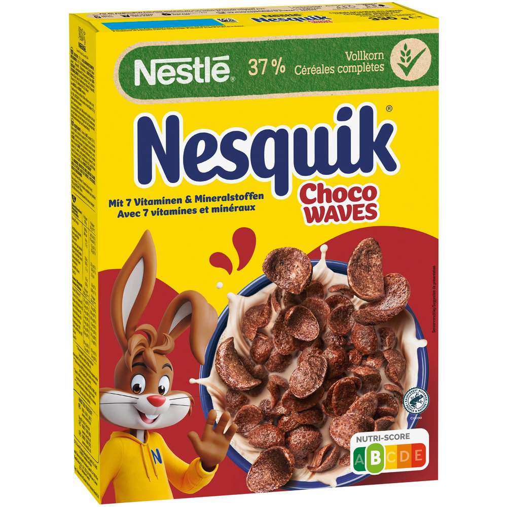 Produktabbildung Nestle Cerealien Nesquik, Intense Choco Waves