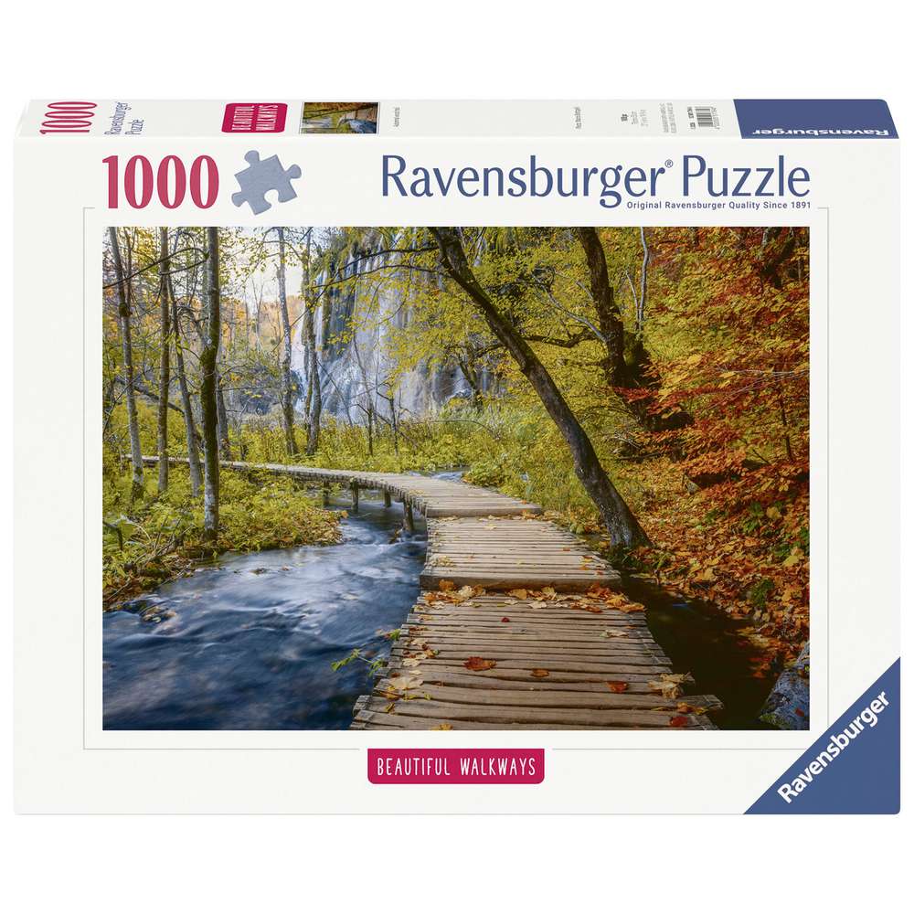 Produktabbildung Ravensburger Puzzle 1000 Teile, Herbstlicher Waldweg