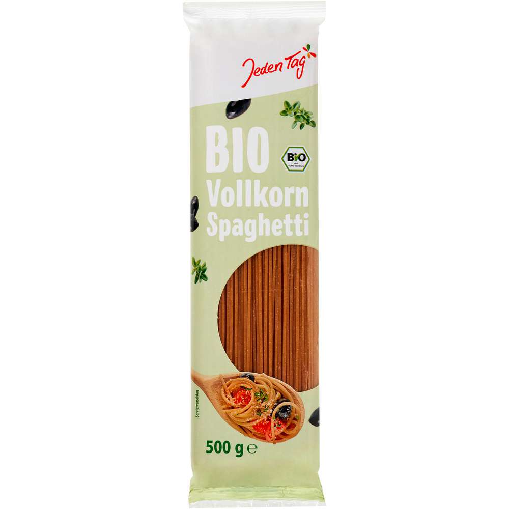 Produktabbildung Jeden Tag Bio Spaghetti, Vollkorn