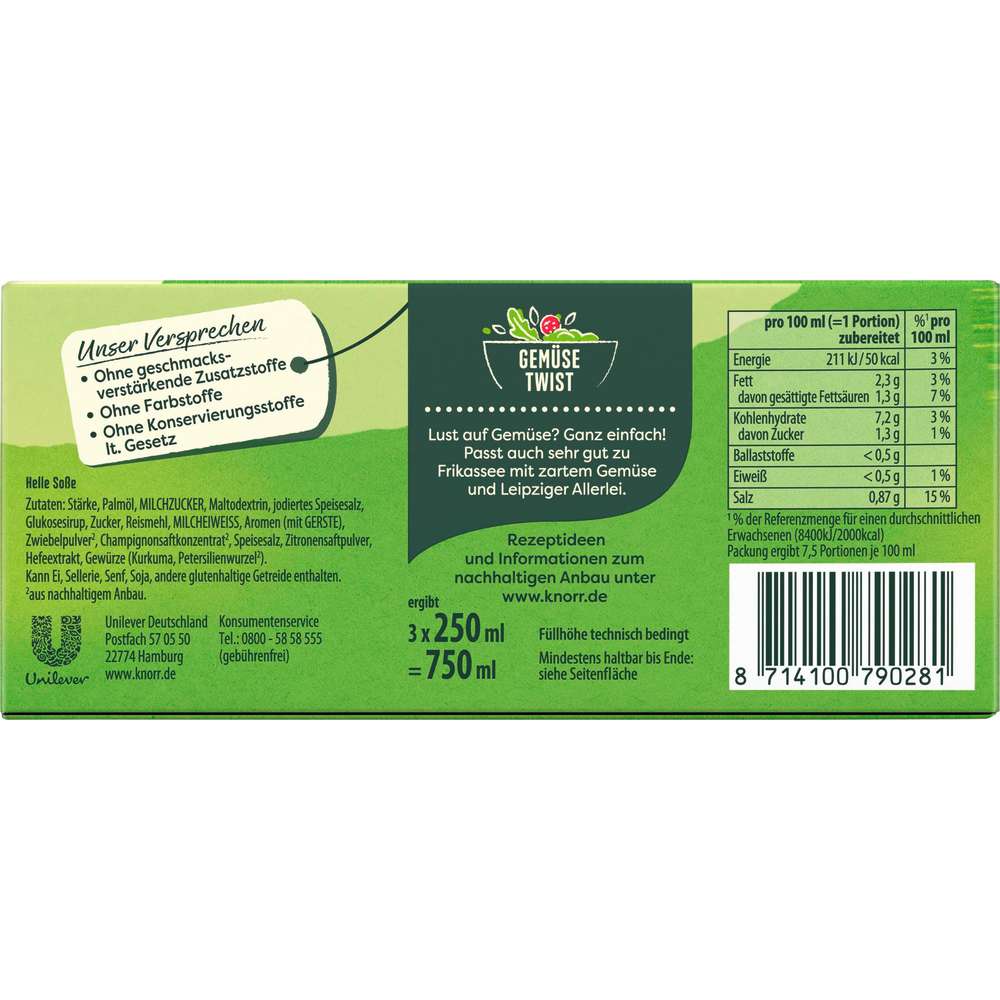 Produktabbildung Knorr Helle Soße