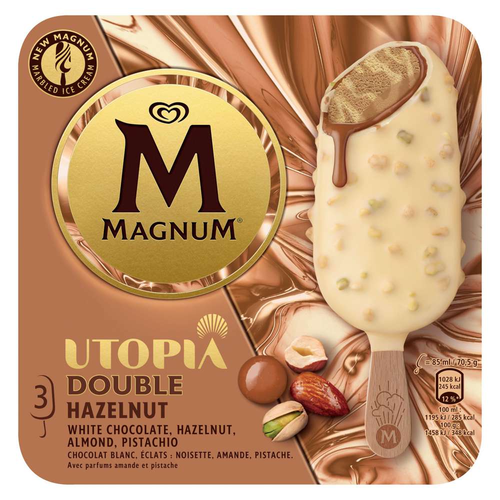 Produktabbildung Magnum Stiel-Eis, Double Hazelnut