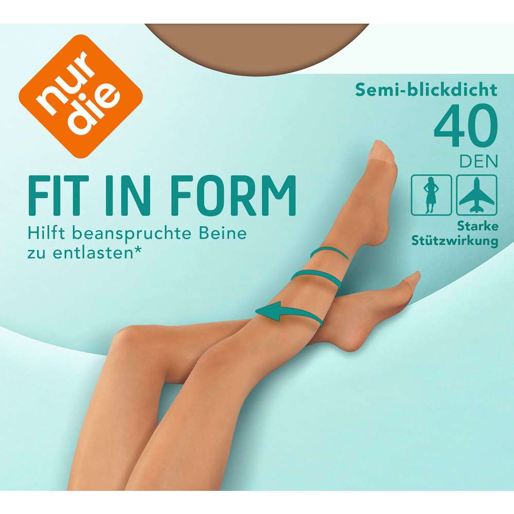 Produktabbildung Nur Die Strumpfhose 40 den, amber, 40-44