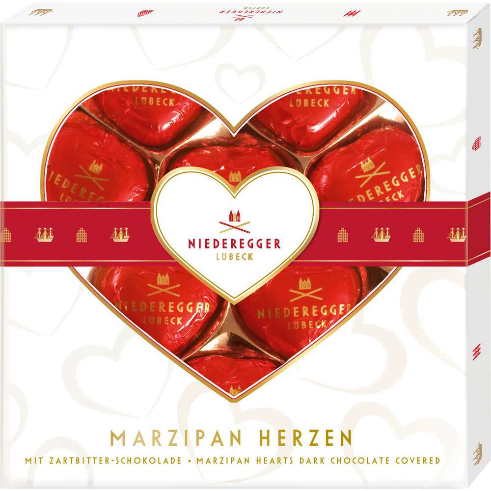 Produktabbildung Niederegger Marzipan Herzen