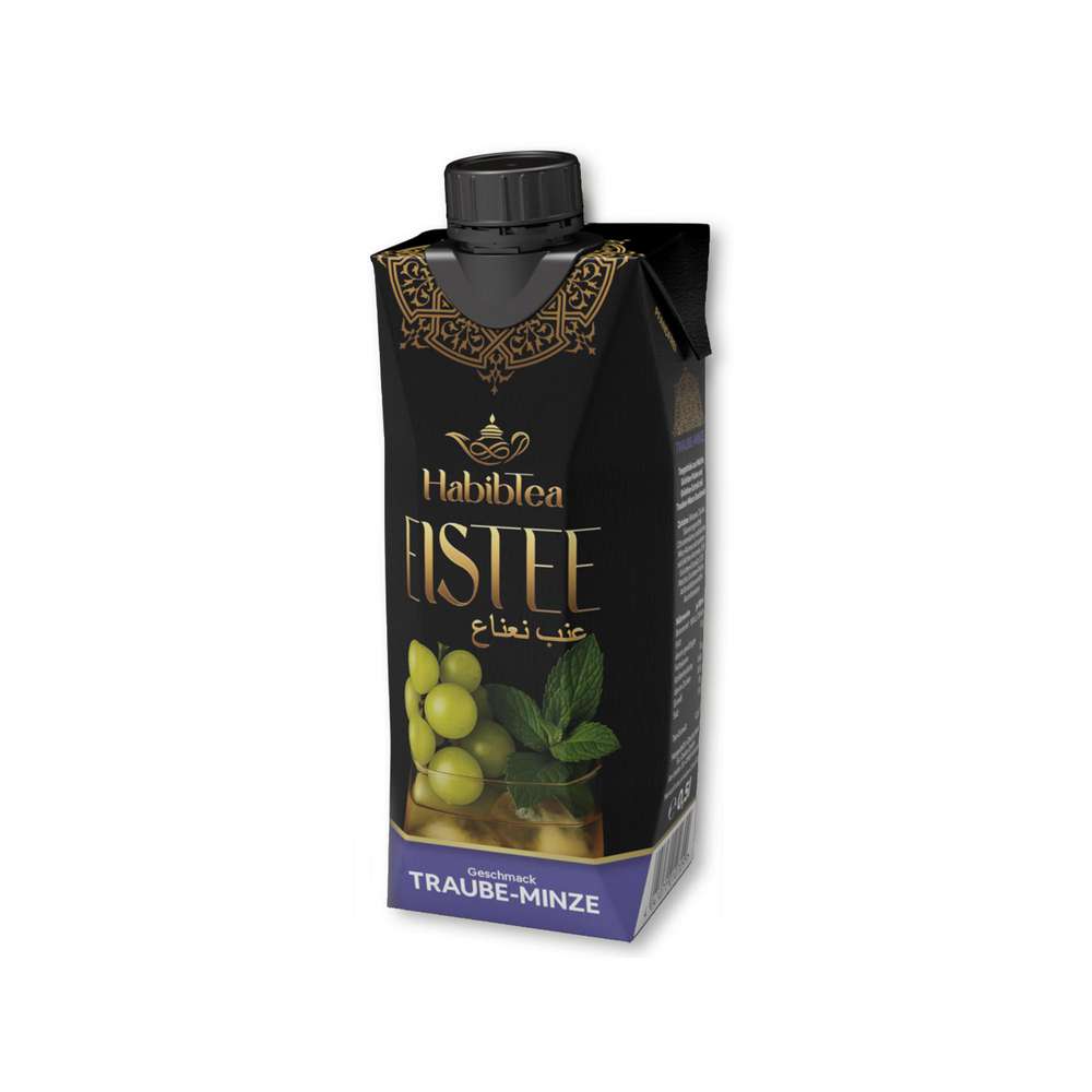 Produktabbildung  Eistee, Traube-Minze