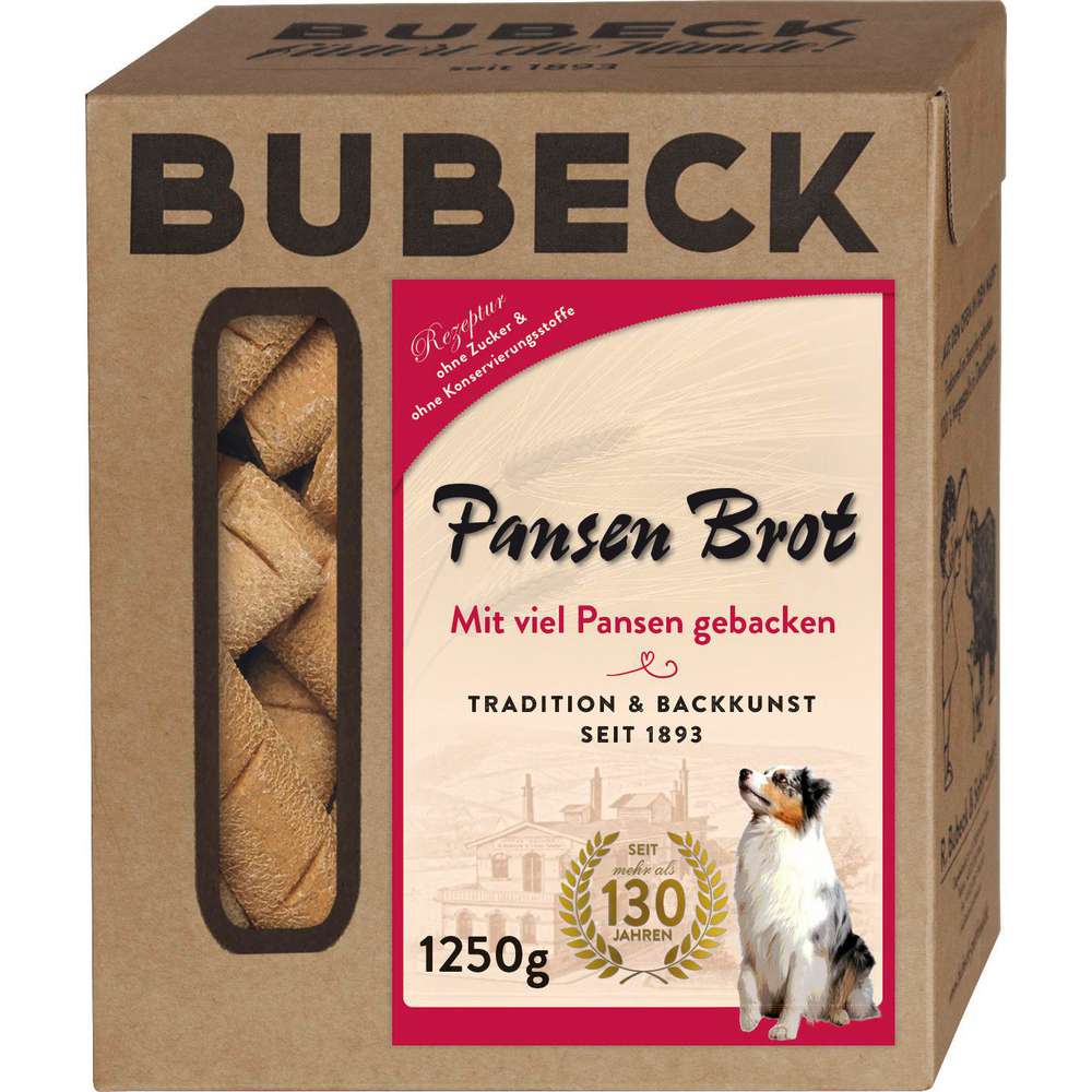Produktabbildung Bubeck Hunde-Snack, Pansenbrot