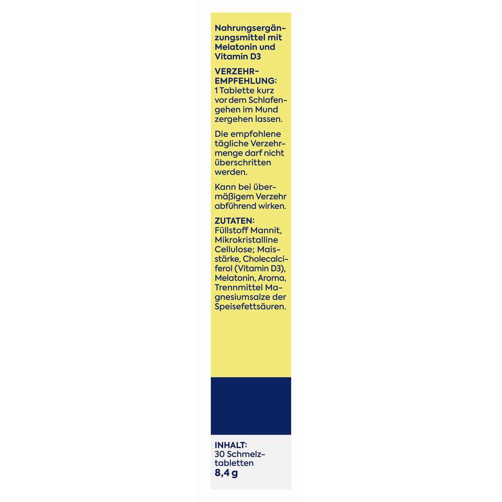 Produktabbildung Zirkulin Melatonin plus Schmelztabletten