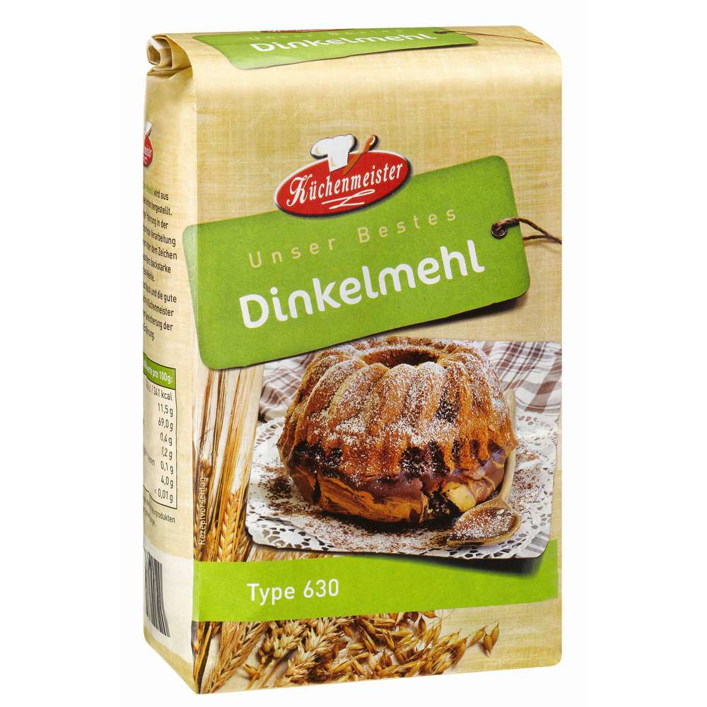 Produktabbildung Küchenmeister Dinkelmehl Type 630