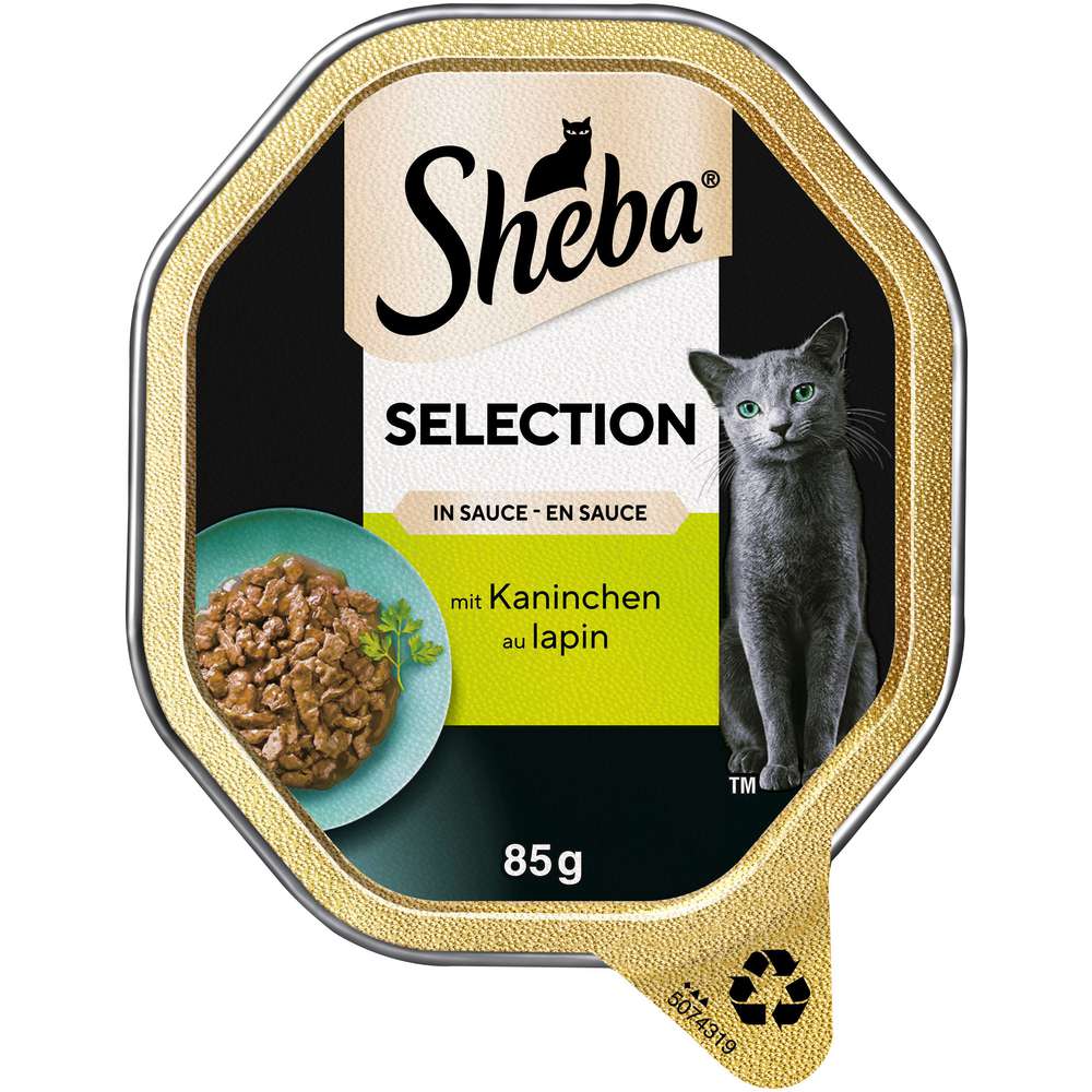 Produktabbildung Sheba Katzen-Nassfutter - Selection in Sauce mit Kaninchenhäppchen