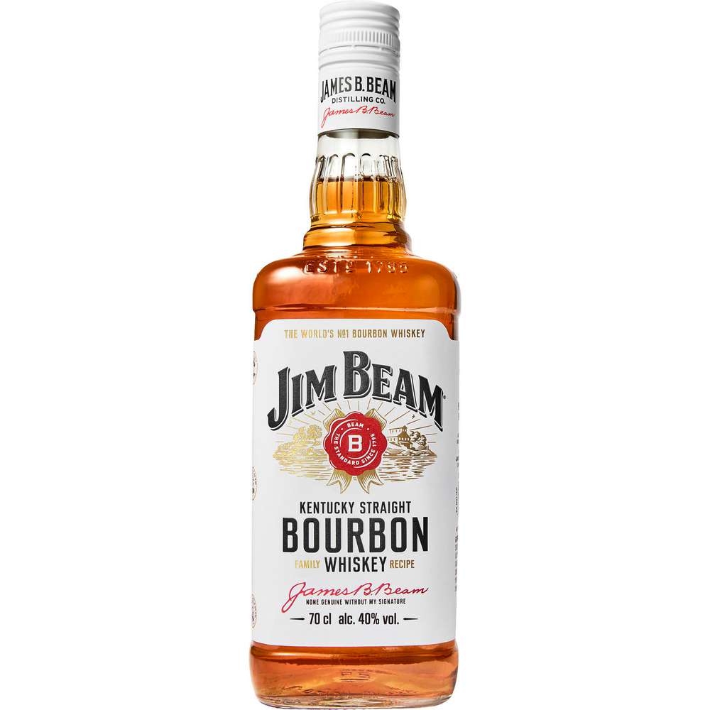 Produktabbildung Jim Beam White Bourbon Whisky, 40 %