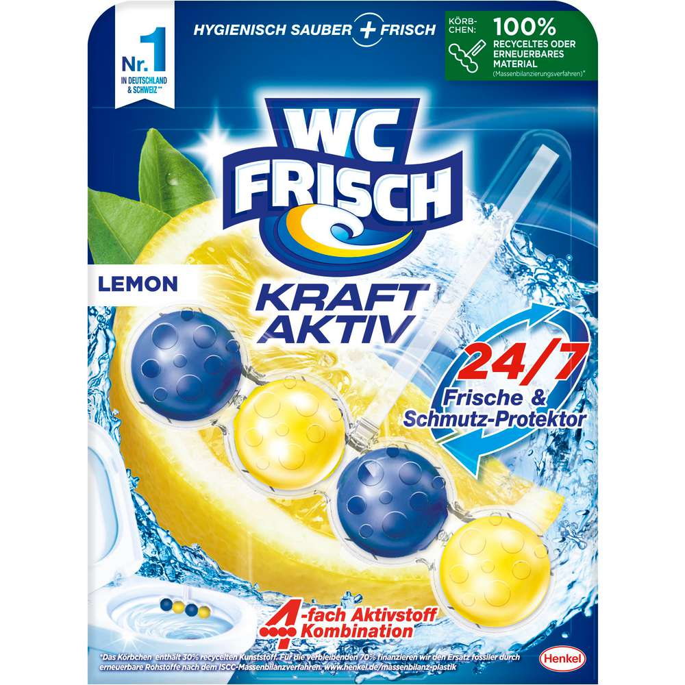 Produktabbildung WC Frisch WC Duftspüler Kraft-Aktiv, Lemon