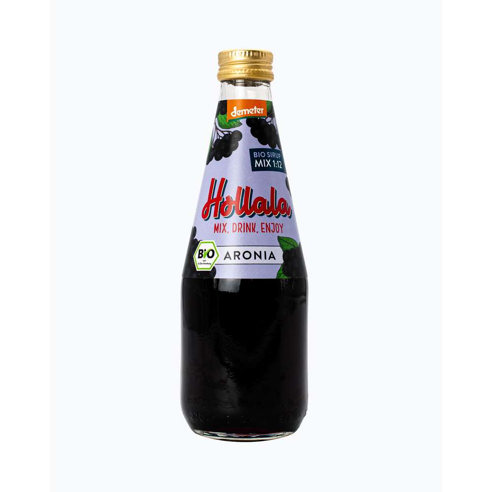 Produktabbildung Hollala Bio Sirup, Aronia