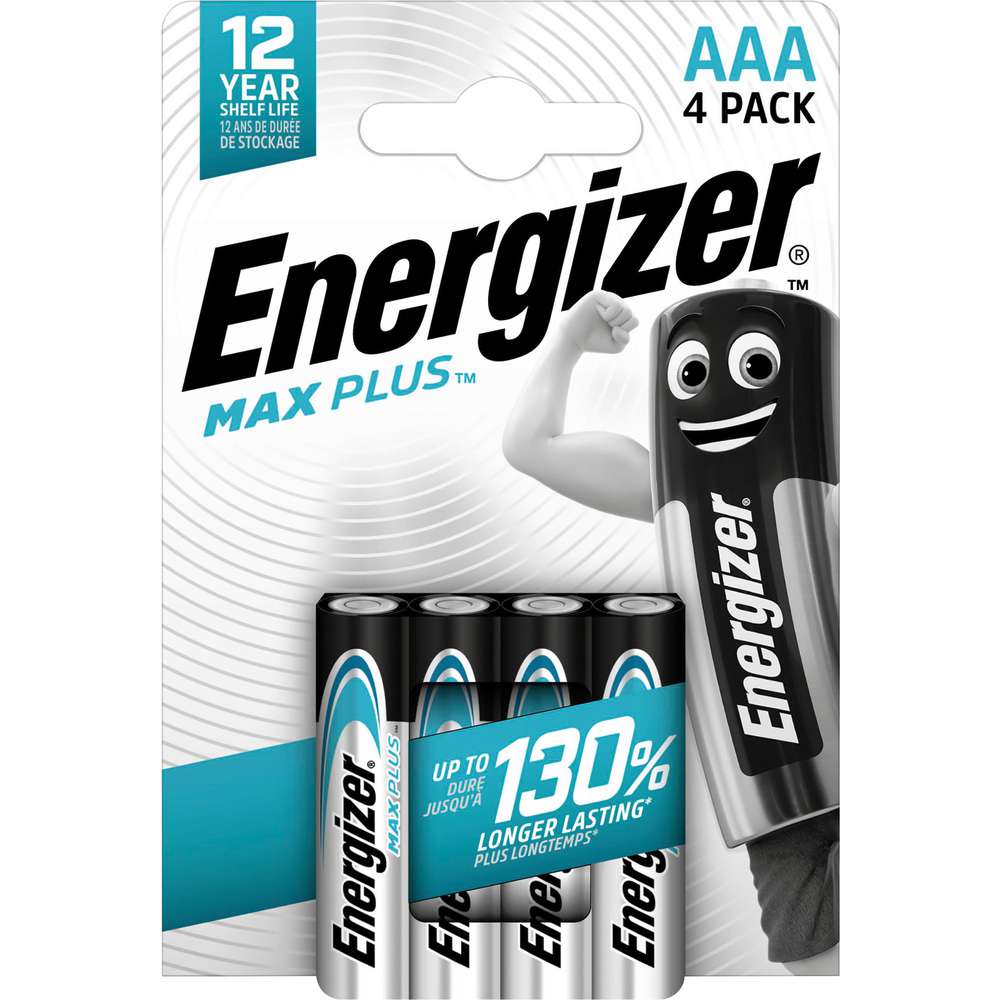 Produktabbildung Energizer Max Plus Micro (AAA) CHP4 9V