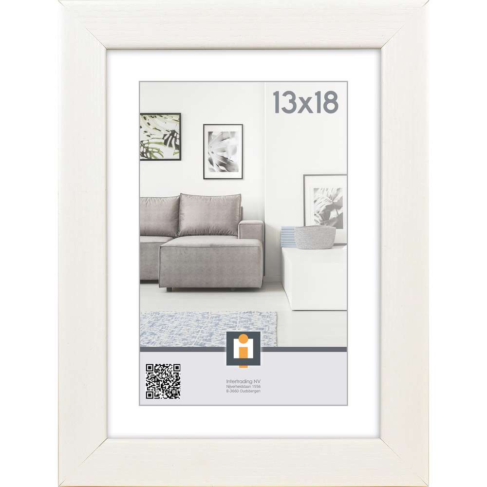 Produktabbildung Livorno Holzrahmen, 13 x 18, Weiss