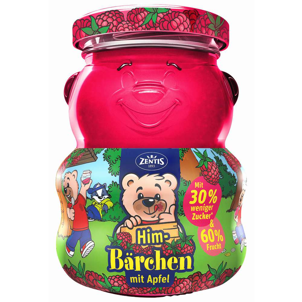 Produktabbildung Zentis Himbärchen Konfitüre Himbeer-Apfel