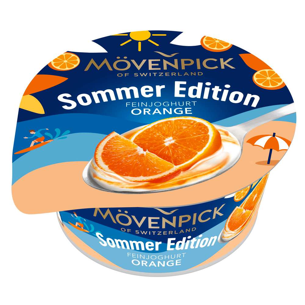 Produktabbildung Mövenpick Feinjoghurt, Orange