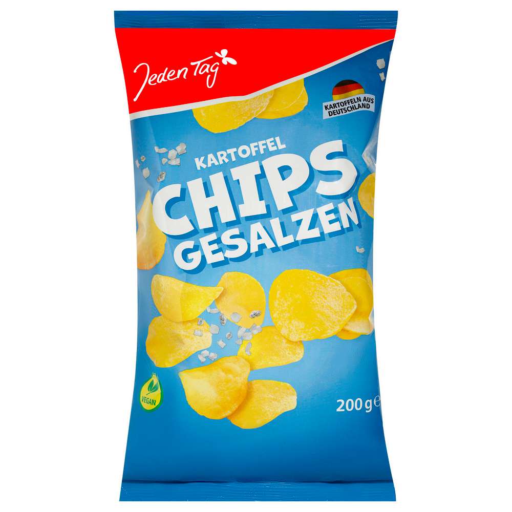 Produktabbildung Jeden Tag Kartoffelchips Salz