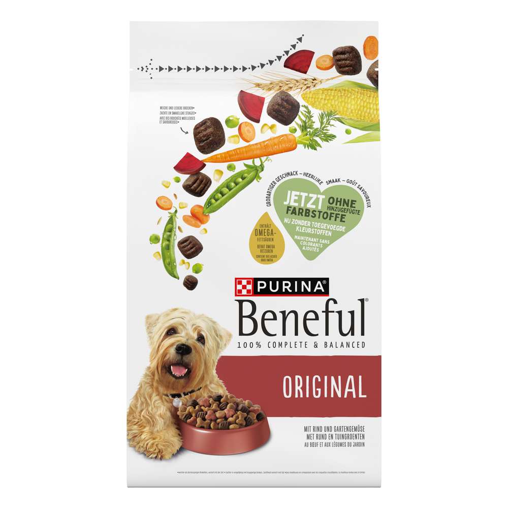 Produktabbildung Purina Hunde-Trockenfutter, Original Gemüse/Rind