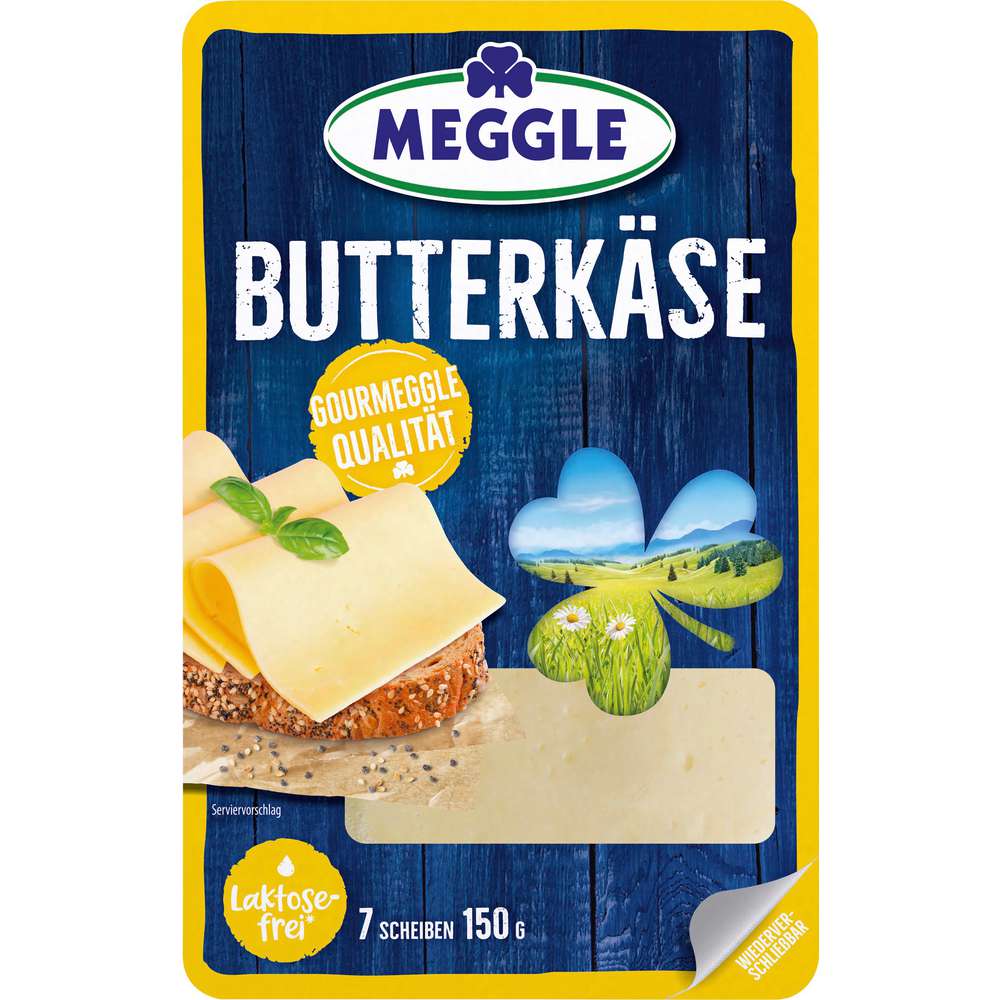 Produktabbildung Meggle Käsescheiben, Butterkäse