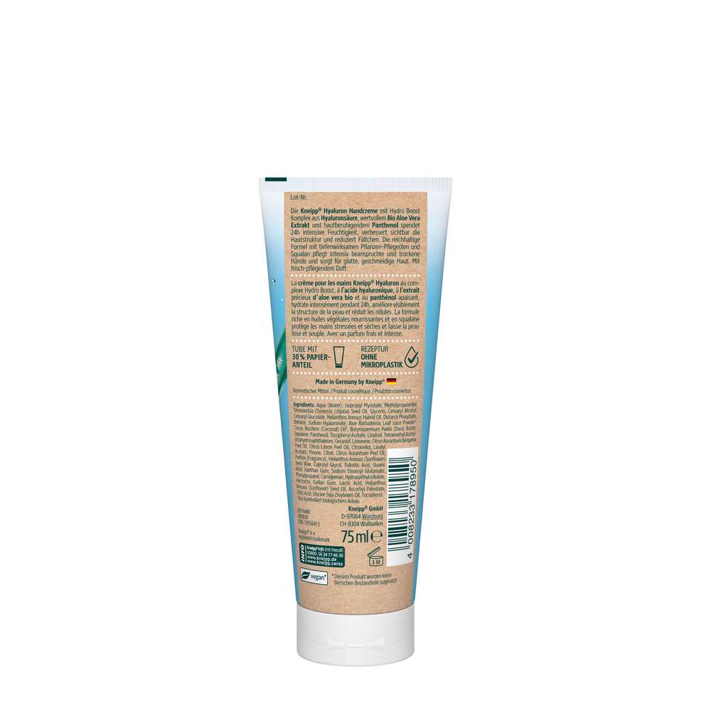 Produktabbildung Kneipp Handcreme Hyaluron