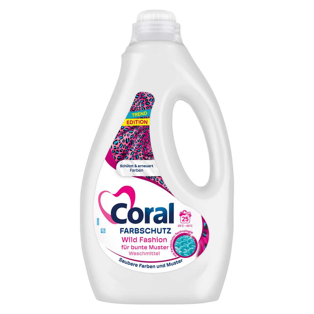 Produktabbildung Coral Color-Waschmittel flüssig, Wild Fashion
