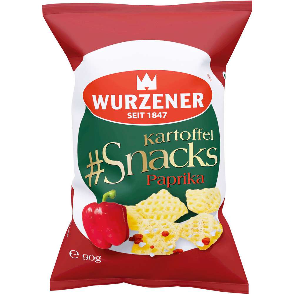 Produktabbildung Wurzener Kartoffelsnack, Paprika