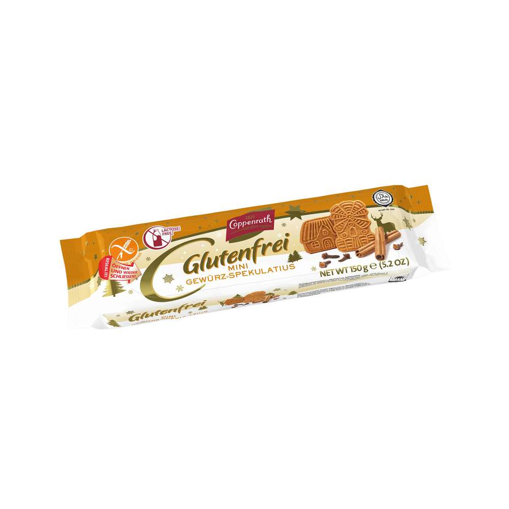 Produktabbildung Coppenrath Mini Gewürz-Spekulatius, gluten- & laktosefrei