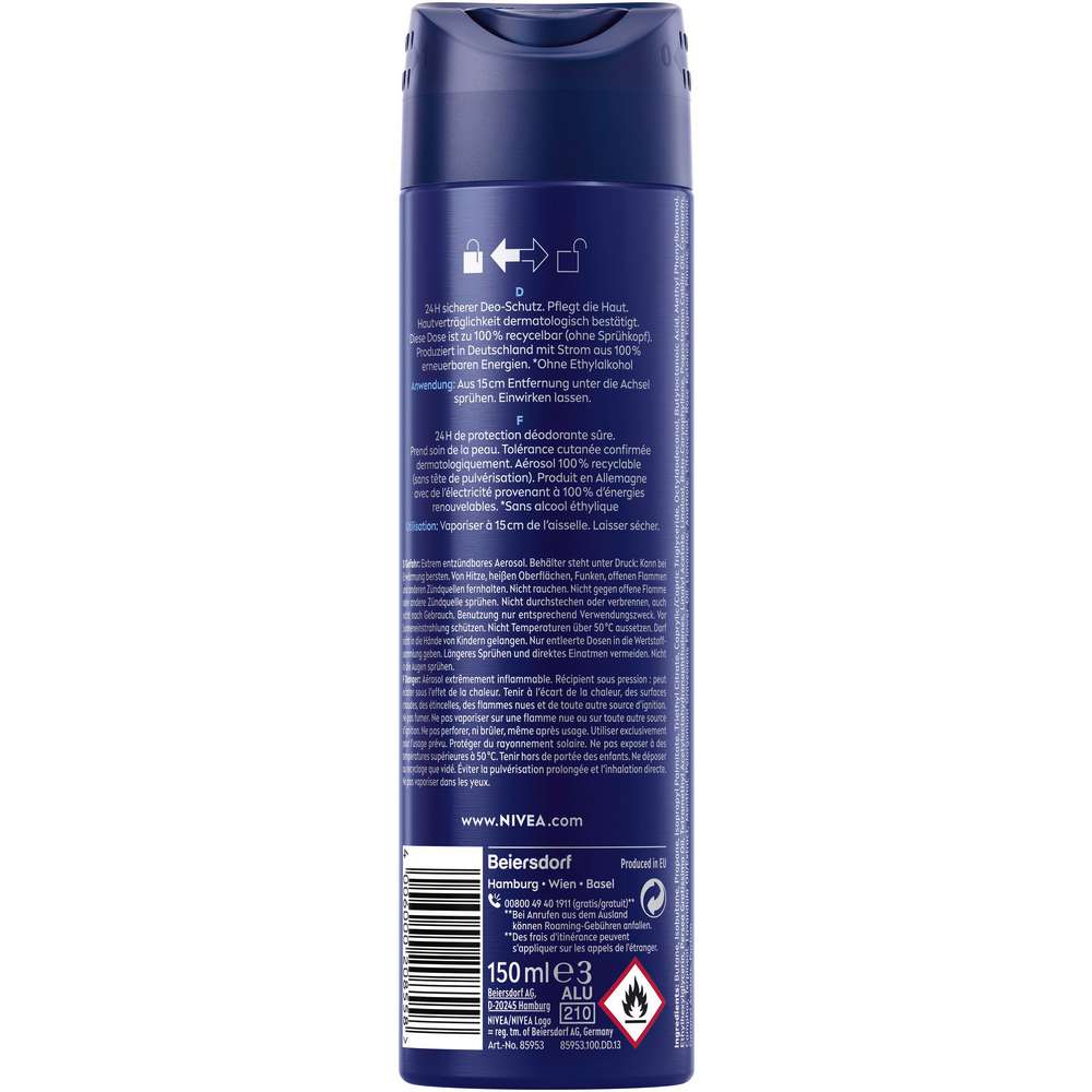 Produktabbildung Nivea Deo Spray Men, Protect + Care