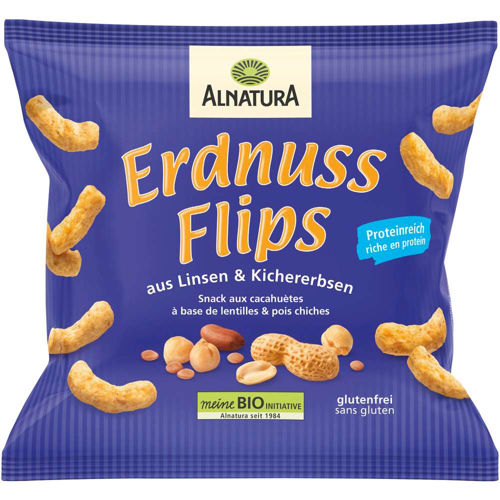 Produktabbildung Alnatura Erdnussflips Kichererbsen & Linsen
