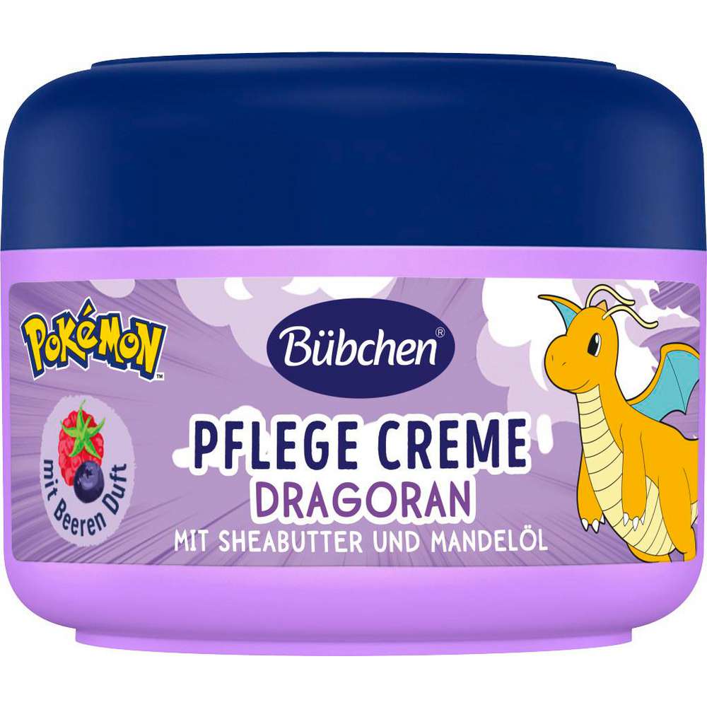 Produktabbildung Bübchen Pflege Creme Pokemon Dragoran Kids, Sheabutter & Mandelöl