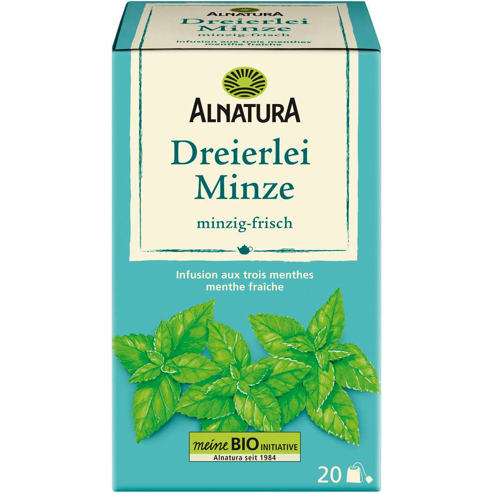 Produktabbildung Alnatura Dreierlei Minze Tee