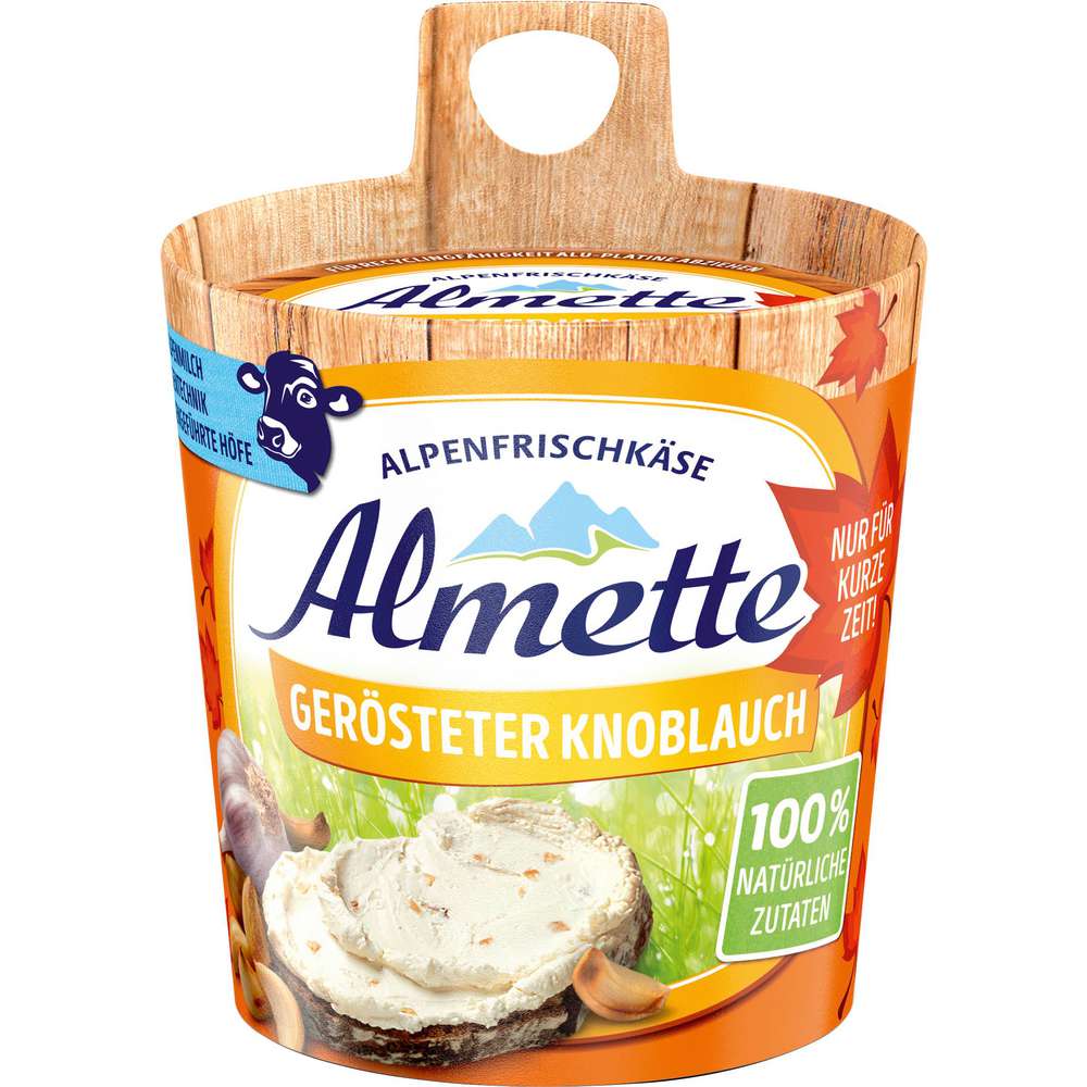 Produktabbildung Almette Frischkäse, gerösteter Knoblauch