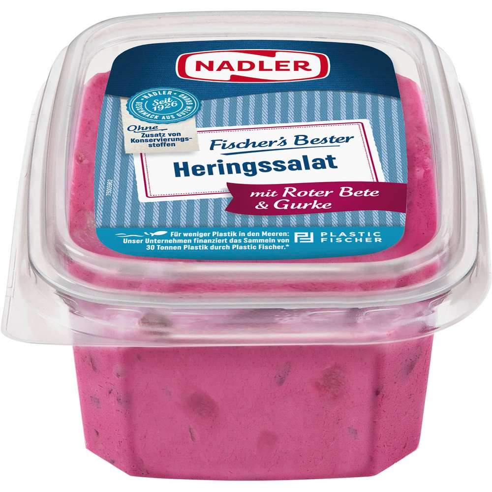 Produktabbildung Nadler Heringssalat mit Roter Bete & Gurke