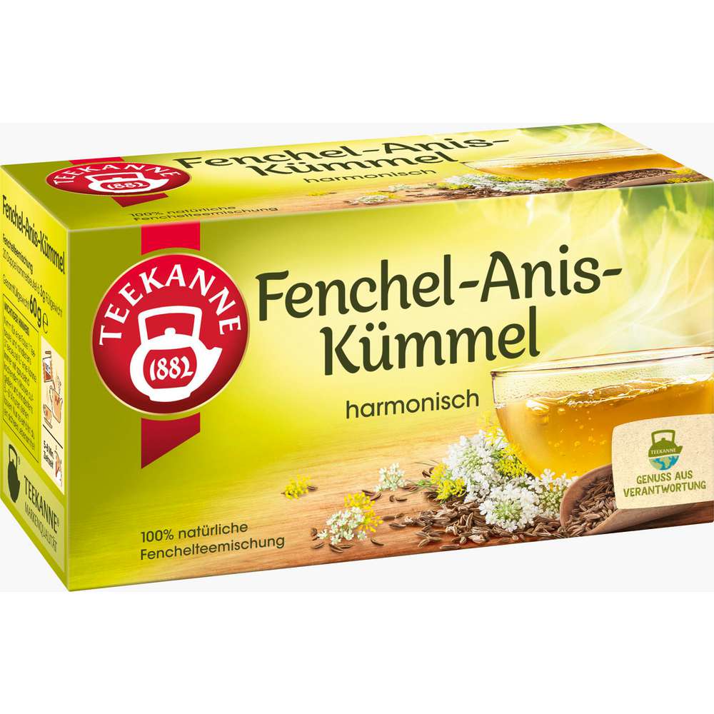 Produktabbildung Teekanne Kräutertee Fenchel Anis-Kümmel