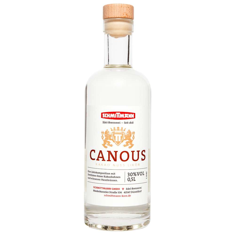Produktabbildung Schmittmann Canous, Kakao-Nuss Likör 30%