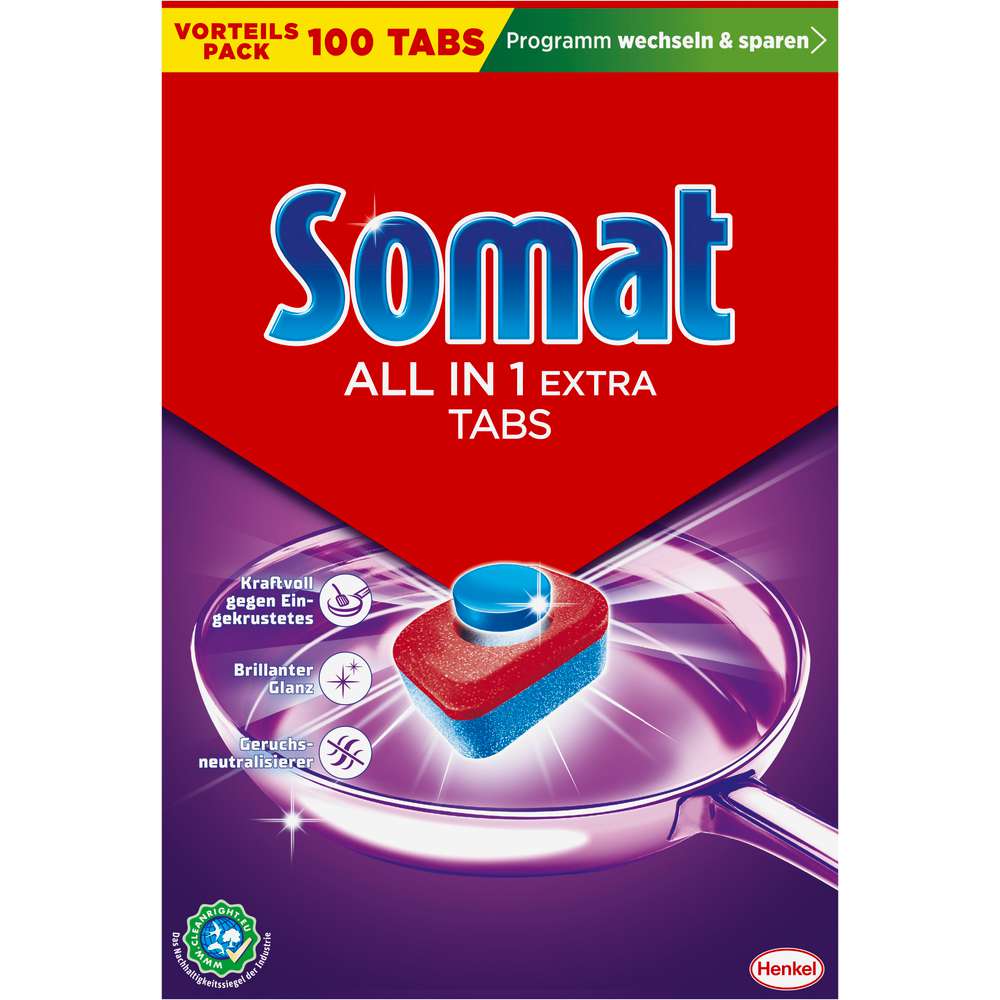 Produktabbildung Somat Spülmaschinen-Tabs, All in 1 Extra
