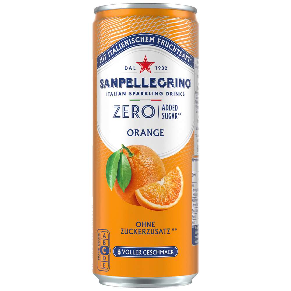 Produktabbildung San Pellegrino Fruchtgetränk Zero Orange