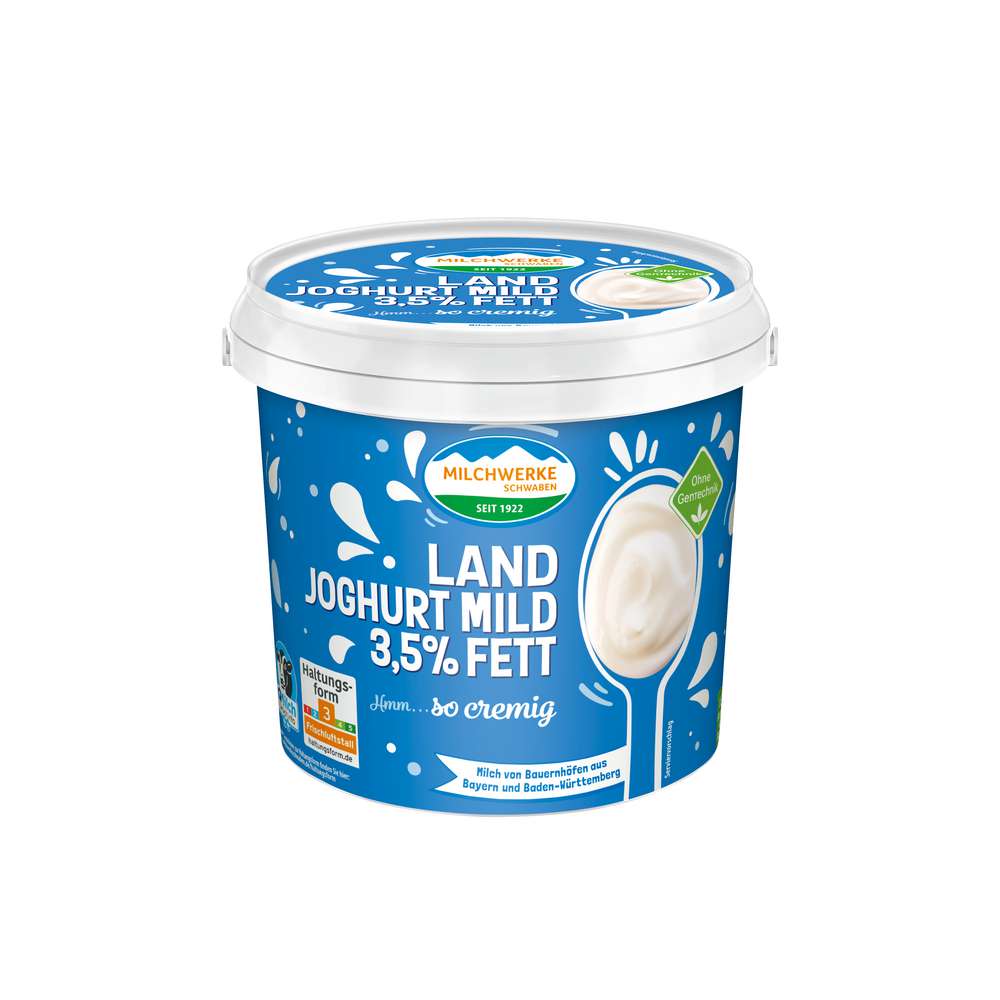 Produktabbildung Milchwerke Schwaben Landjoghurt, mild 3,5% Fett