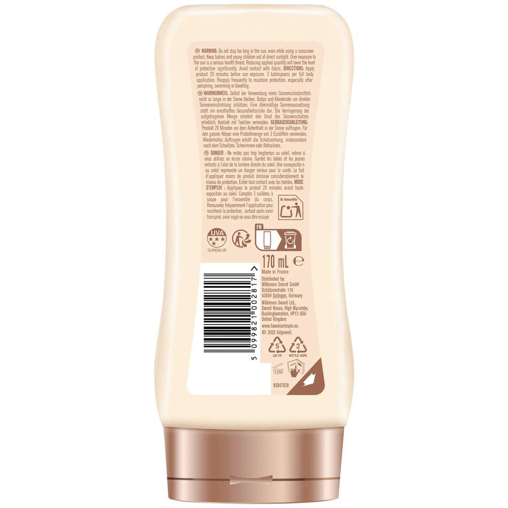 Produktabbildung Hawaiian Tropic Glowing Protection Sunlotion LSF50