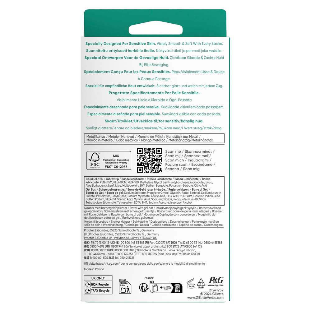 Produktabbildung Gillette Venus Pro ComfortGlide Sensitive Rasierer + 1 Klinge