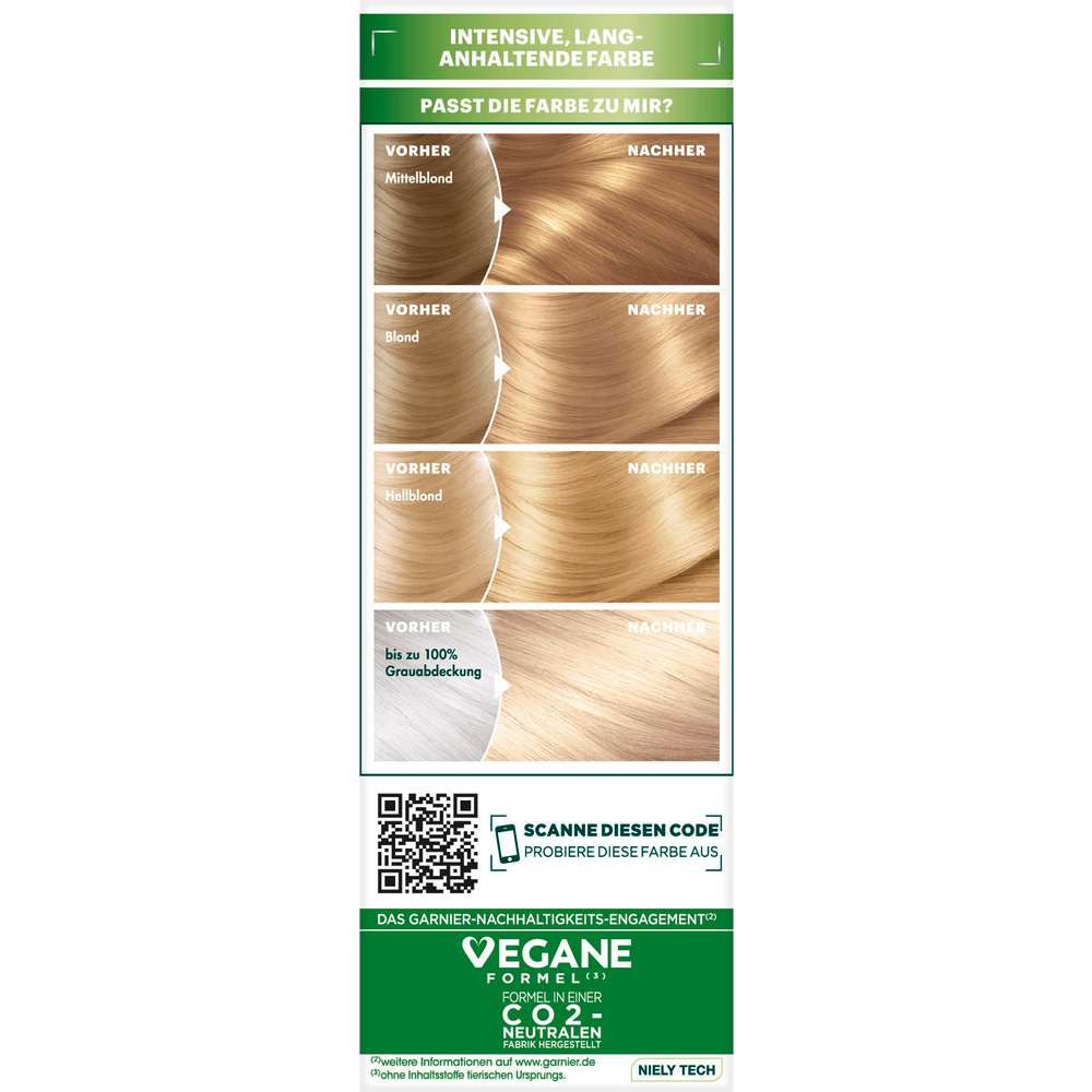 Produktabbildung Garnier Haarfarbe Nutrisse, 9.03 helles Naturblond