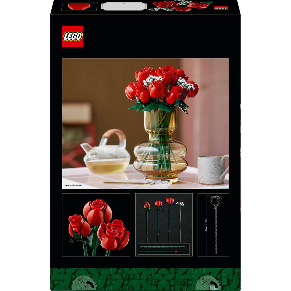 Produktabbildung Lego LEGO Botanicals 10328 Rosenstrauß, Geschenkidee für Frauen und Männer