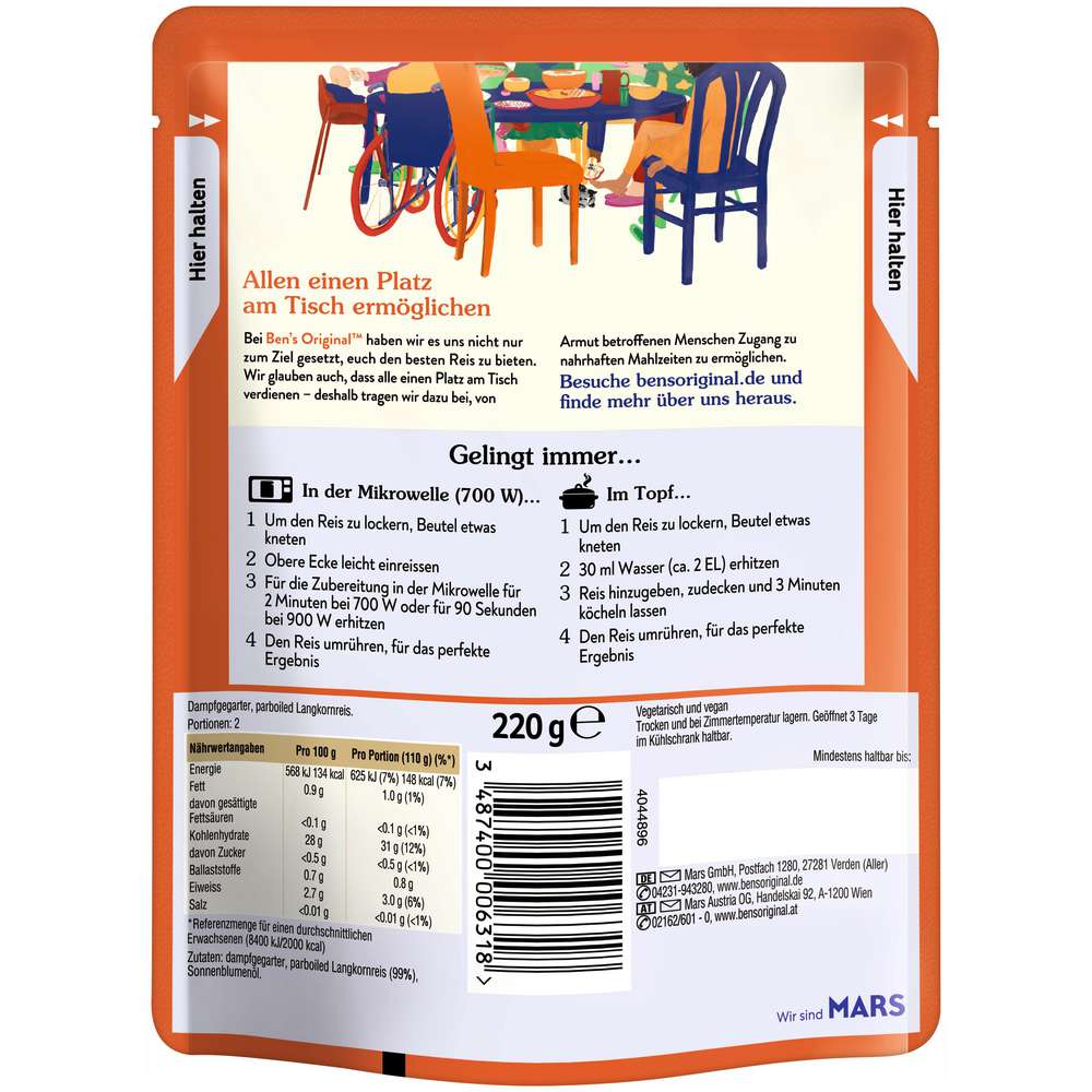 Produktabbildung BEN'S ORIGINAL Express Langkornreis