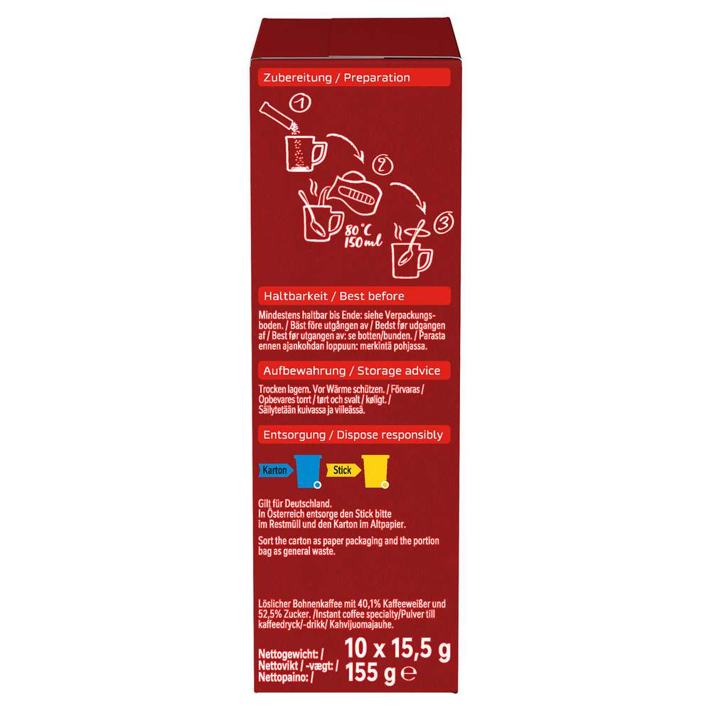 Produktabbildung Nescafe Instant-Kaffee Sticks 3in1