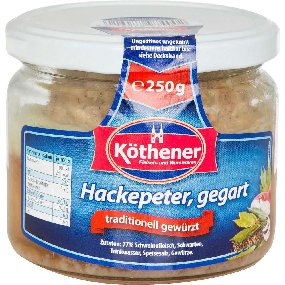 Produktabbildung Köthener Hackpeter