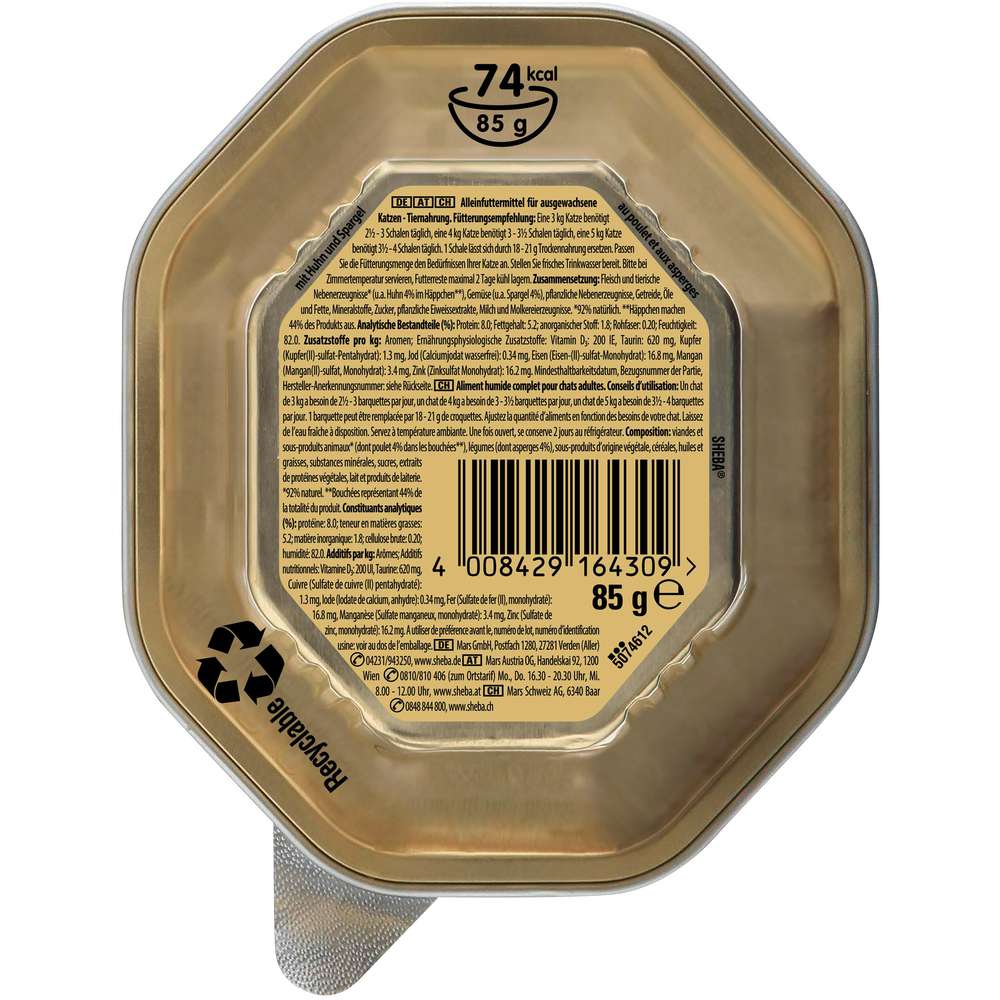 Produktabbildung Sheba Katzen-Nassfutter mit Lamm & Frühlingsgemüse