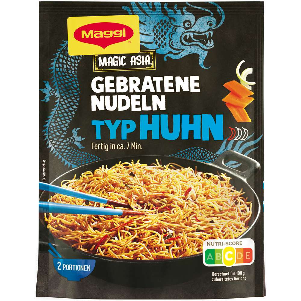Produktabbildung Maggi Magic Asia gebratene Nudeln mit Huhn