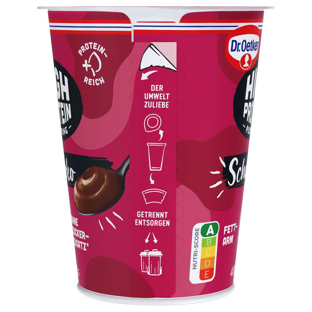 Produktabbildung Dr. Oetker High Protein Pudding, Schoko