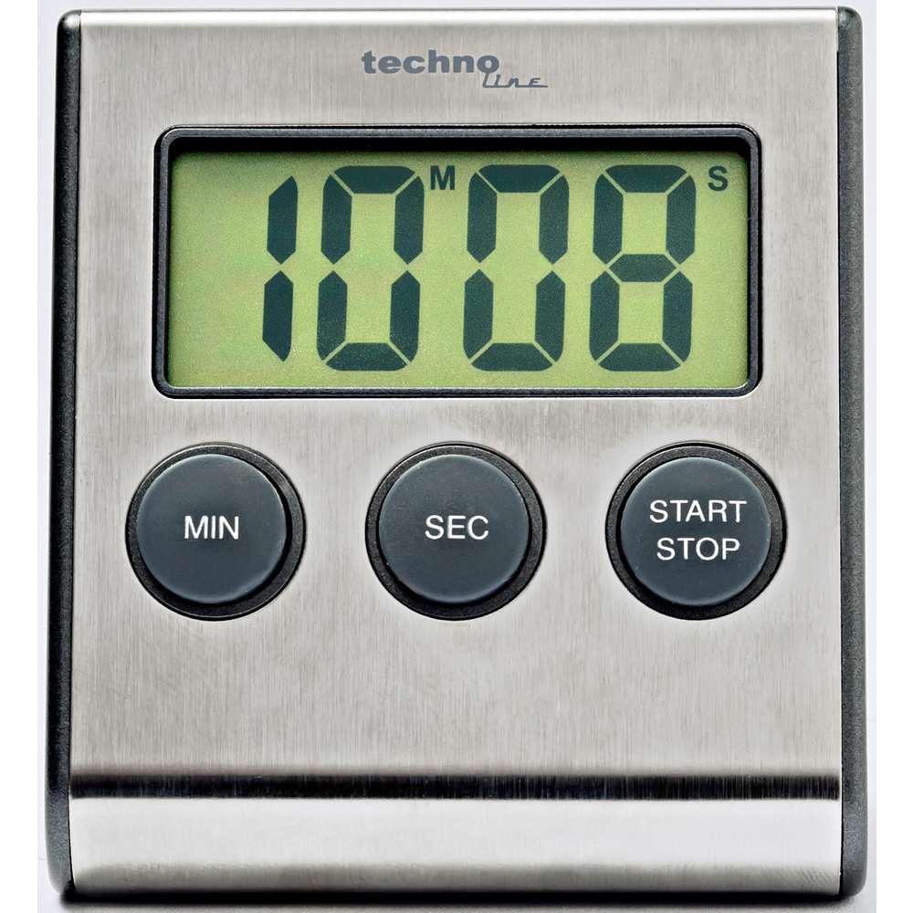 Produktabbildung Technoline Kurzzeitwecker Edelstahl 