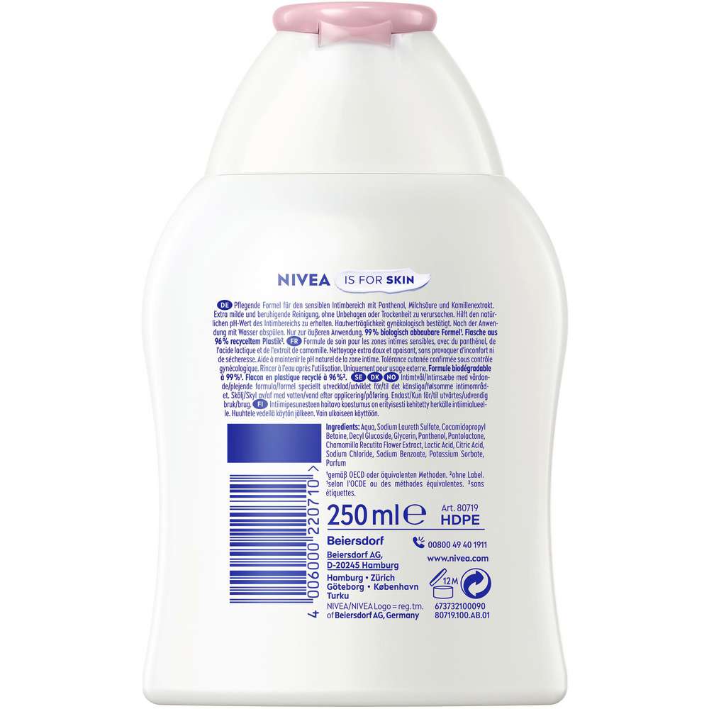 Produktabbildung Nivea Wachlotion Intimo Sensitive