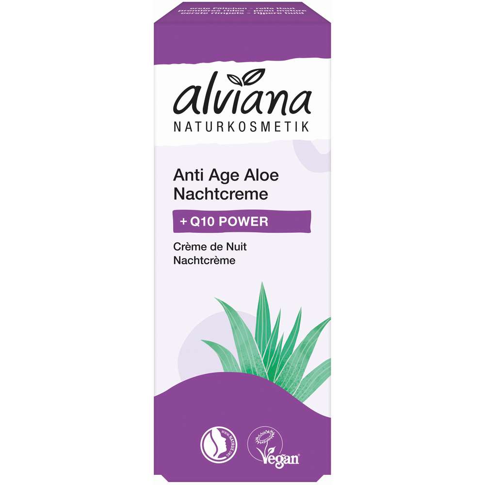 Produktabbildung Alviana Nachtcreme Q10, Anti Age Aloe